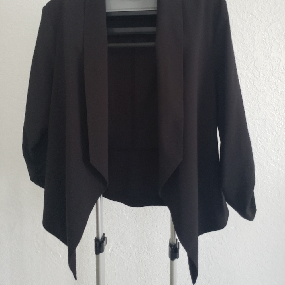 Black Blazer Ruched - Picture 2 of 3